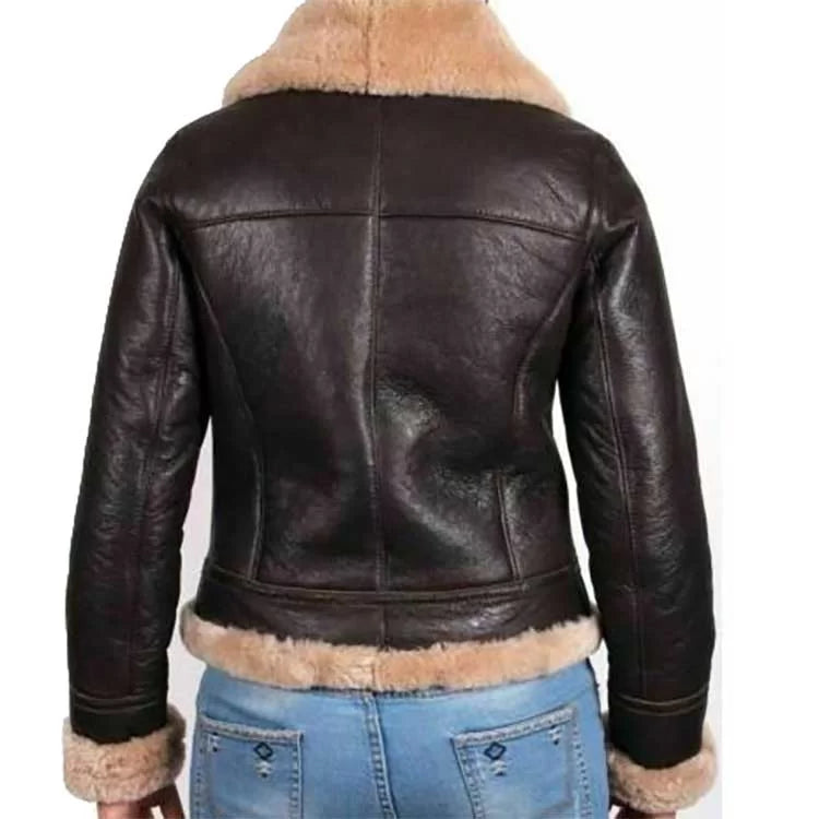 RAF B3 Aviator Pilot Shearling Jacket 2 RAF B3 Aviator Pilot Shearling Jacket - Image 2