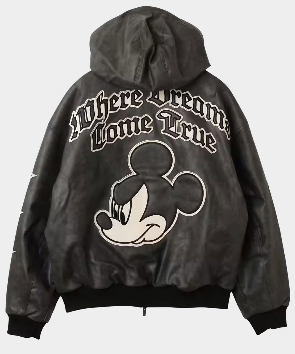Adidas Disney Mickey Mouse Dreams Black Jacket 6 Adidas Disney Mickey Mouse Dreams Black Jacket - Image 6