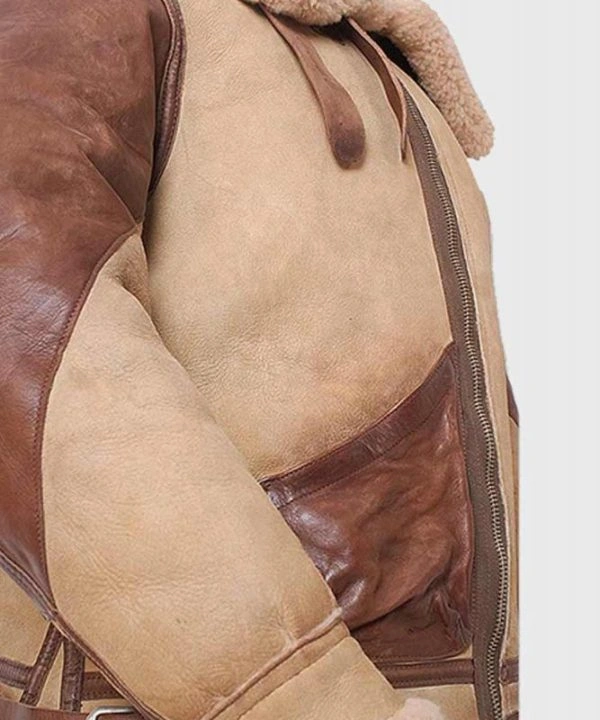 B3 Flying Shearling Leather Jacket 3 B3 Flying Shearling Leather Jacket - Image 3