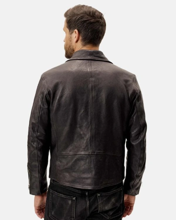 Bruiser Leather Moto Jacket 3 Bruiser Leather Moto Jacket - Image 3