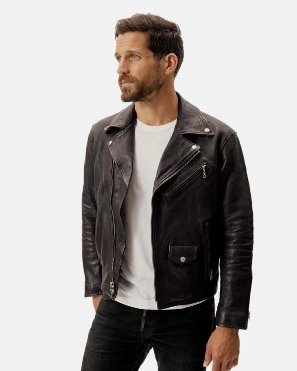 Bruiser Leather Moto Jacket 1 Bruiser Leather Moto Jacket
