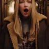 Gigi Hadid Tommy Hilfiger Aviator Shearling Jacket 2 Gigi Hadid Tommy Hilfiger Aviator Shearling Jacket - Image 2