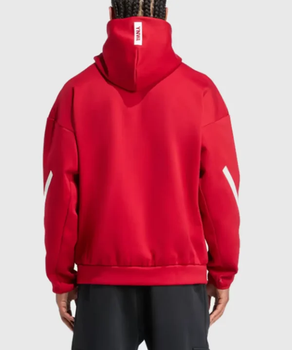 Liverpool FC Adidas Z.N.E. Anthem Hooded Jacket 3 Liverpool FC Adidas Z.N.E. Anthem Hooded Jacket - Image 3