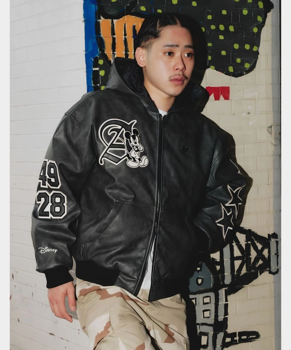 Adidas Disney Mickey Mouse Dreams Black Jacket 3 Adidas Disney Mickey Mouse Dreams Black Jacket - Image 3