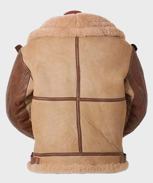 B3 Flying Shearling Leather Jacket 4 B3 Flying Shearling Leather Jacket - Image 4