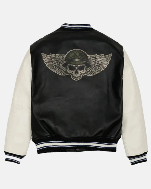 Skull Eagle Leather Jacket 2 Skull Eagle Leather Jacket - Image 2