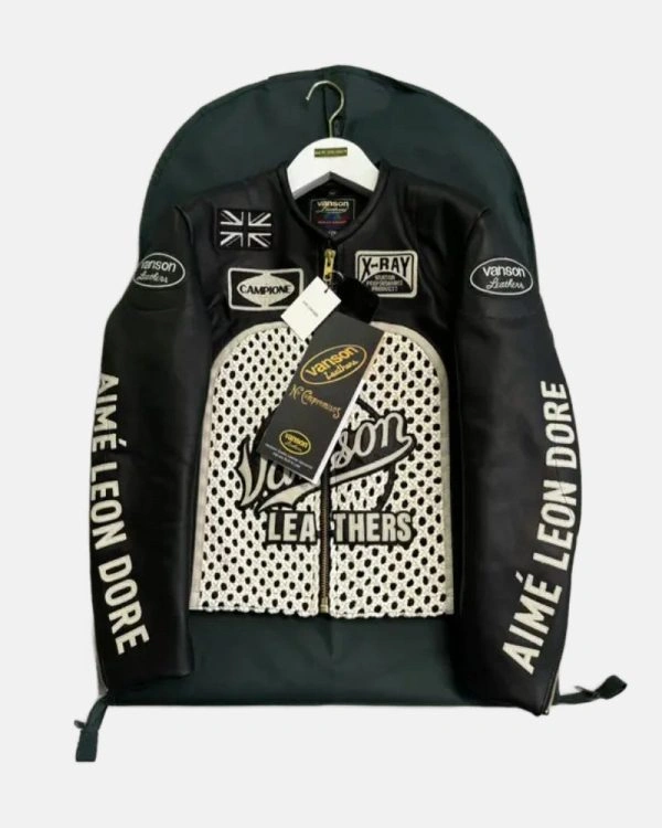 Vanson Lakers Lebron James Aime Leon Career 40k Leather Jacket 13 Vanson Lakers Lebron James Aime Leon Career 40k Leather Jacket - Image 13