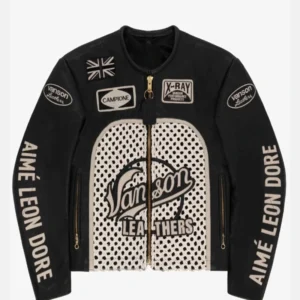Vanson Lakers Lebron James Aime Leon Career 40k Leather Jacket