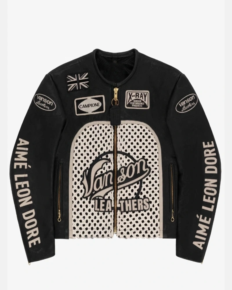 Vanson Lakers Lebron James Aime Leon Career 40k Leather Jacket 1 Vanson Lakers Lebron James Aime Leon Career 40k Leather Jacket