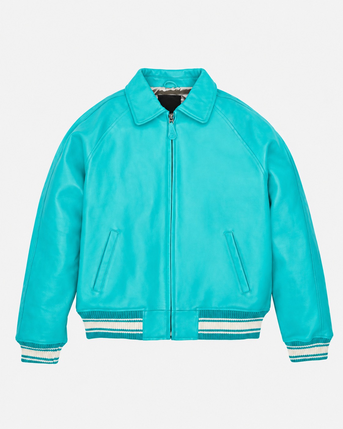 NYC Leather Bomber Jacket 1 NYC Leather Bomber Jacket